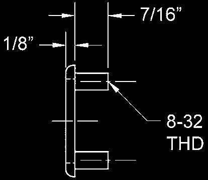 D490,686 S ETS Series :: Through-bolt plates for 1-1/8" diameter locks Item Finish Description