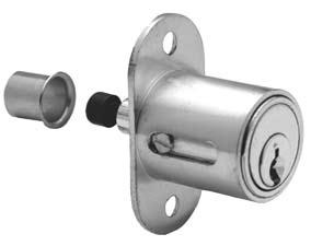 SMALL PIN :: National Keyway 300SD :: Plunger Lock General Features: Rekeyable: Easily rekeyable via speedrelease cylinder release mechanism U.S. Patent Nos: 4,899,563; 4,920,774; 5,121,619 Body: