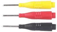 3840-05 Back Probes, three piece red, yellow, black. No.