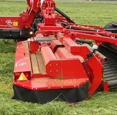The stubble height is adjusted continuously and centrally on each cutting unit.