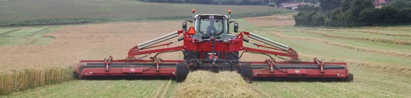 Collector for GXT Collector ensures effective double swathing Features: Maximises Harvesting Capacity: The combination of the GXT and the Collector conveyor maximises harvesting capacity.