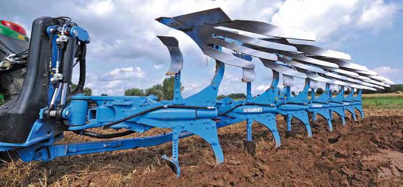 The Hydromatic hydraulic overload protection allows for failure-free ploughing even in difficult stony