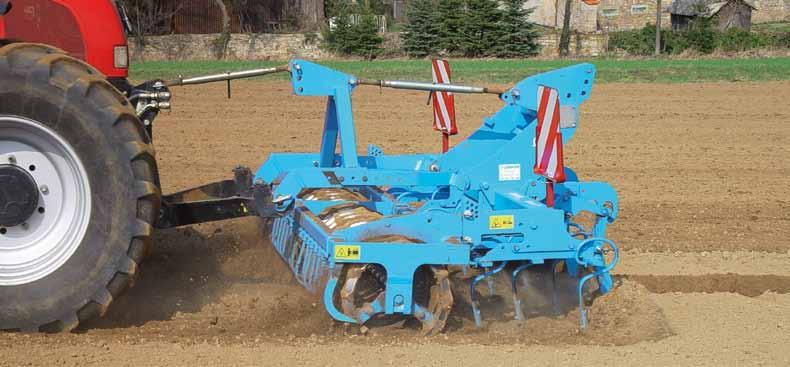 The Quarz can be combined with all LEMKEN seed drills as well as with machines from other manufacturers.