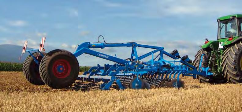 This makes the Rubin highly suitable for shallow, reliable stubble cultivation at high working speeds.