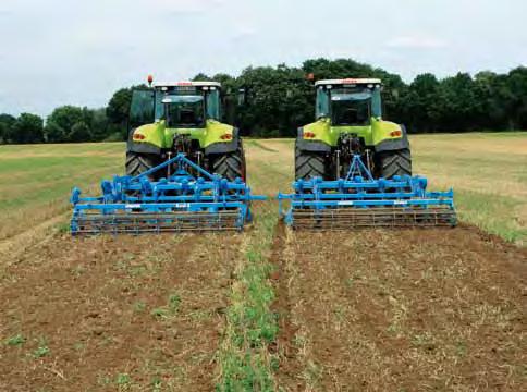 Kristall the new generation of cultivators from LEMKEN: NEW Only two beams but performance to equal a multi-beam cultivator With its new range of Kristall cultivators LEMKEN combines the proven