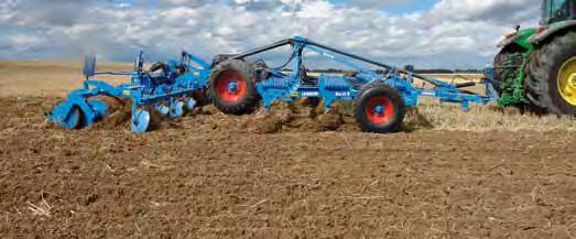 Hydraulic traction assistance ensures that the weight is transferred from the cultivator to the tractor rear axle, thus increasing the tractor s traction power and reducing the fuel consumption at