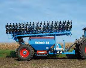 Drilling Solitair 10 und 12 Solitair 10 Maximum field performance for drilling With the Solitair 10 and 12, LEMKEN offers trailed pneumatic seed drills in working widths of 4 to 12 metres for