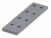 42mm Miniature Linear Rail wide version Miniature Linear w 2 l w 1 3 l 1 ±2,0 L1012.42 Material Corrosion resistant stainless steel, hardened (similar to 440C).