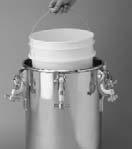 and Canadian 1-gallon pails only. Binks Stainless Steel Pressure Tanks are suitable for virtually all fluids and solvents.