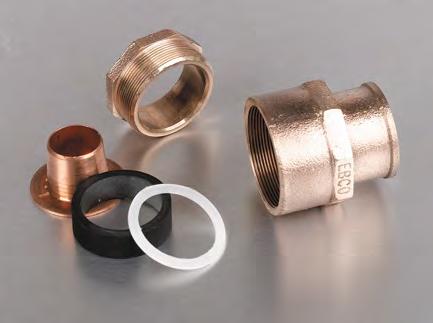 The EBCO-B compression fitting can be used on either metric or Imperial PE pipes from 20mm to 63mm in diameter.
