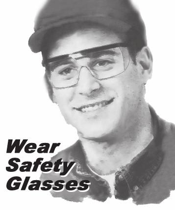 SAFETY Carefully read all operating instructions before using the BVA-230 Wear eye protection when working around batteries.