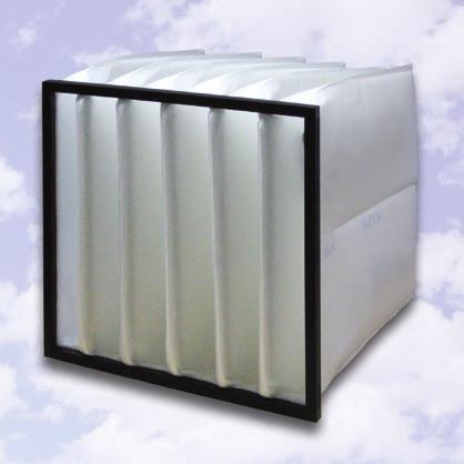 acc. to EN 779 Standard sizes welded Special sizes on request Frame types: Plastic frame (25mm), Metal frame (20 or 25mm) Versions Filters with plastic frame are fully incinerable Optional with