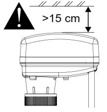 Mounting instruction When mounting the actuator on terminal unit valves, please follows the instruction below: Never use the actuator as a mounting lever.