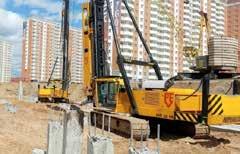 PRODUCT RANGE PILING RIGS Suitable for nearly every piling project with leader lengths from 17,5 meters up to 51 meters Woltman rigs are equipped with self-erecting leaders which contributes to high