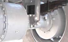 Planetary reduction gears transfer the power directly to the wheels.
