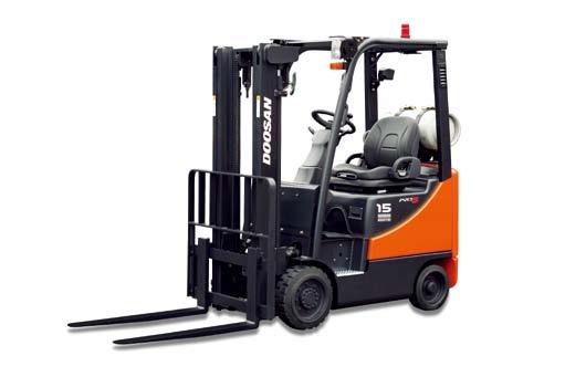 full line of lift trucks from 3,000lb(1,500kg) to 36,000lb(16,000kg) to fill all your material handling needs. Contact your dealer for specific information on our various models and configurations.