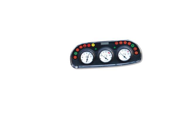 Integrated Instrument Panel The centralized and integrated easy-to-read instrument panel