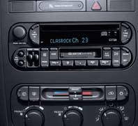 SIX-DISC IN-DASH CD CHANGER mounts in-dash and is operated through