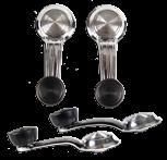 REPRODUCTION WINDOW CRANK HANDLES NOT YOUR GENERIC AFTERMARKET PRODUCT. EACH REPRODUCTION HAS THE CORRECT SHAPE AND DESIGN OF THE ORIGINALS FOR THE APPLICATIONS LISTED.