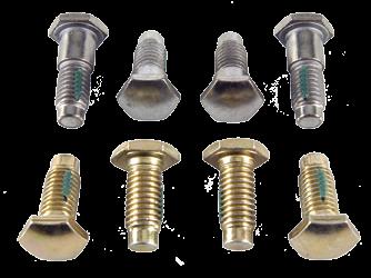 SET OF EIGHT SEAT BELT BOLTS FOR CARS WITH OR WITHOUT SHOULDER BELTS. 67-69 CAMARO. W-593... Seat Belt Bolt Set, For Cars Without Shoulder Belts, Eight Bolts 68-69 CAMARO. W-594.