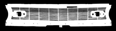 ALL 67 RALLYSPORT CAMARO USED THIS STYLE FRONT GRILLE WITH HORIZONTAL AND VERTICAL RIBS OF EQUAL HEIGHT. (EGG CRATE) (MATCHING RS HEADLAMP DOOR COVERS AVAILABLE W-924 RH, W-925 LH).