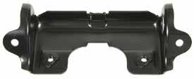 ACCURATE MOUNTING ANGLE POSITIONS BUMPER IN LEVEL POSITION. IF YOUR CUSTOMER'S REPRODUCTION REAR BUMPER TILTS ITS ENDS DOWNWARD WHEN INSTALLED, THIS IS THE MOST LIKELY FIX.