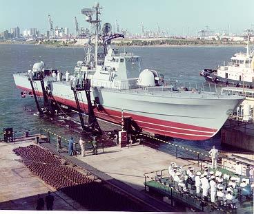 Naval Contracts Completed A total of six strikecraft were completely built in the shipyard.