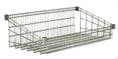 WRM465CH Wire cart, 5 shelves 60"w x 24" d x 80" h 132 WRM475CH Wire cart, 5 shelves 72"w x 24" d x