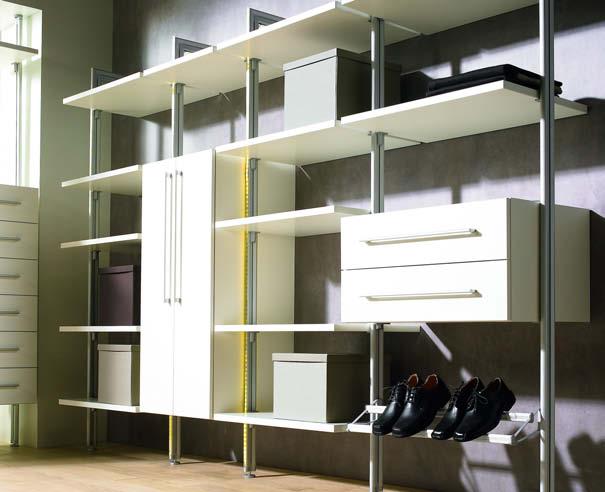 Fittings for furnishing rooms Shelf system Amari Boundless flexibility...... regardless of living-space situation the Amari shelf system can be used to construct almost anything you choose.