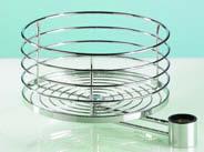 506 1 high-gloss chrome-plated 0 074 630 1 High round basket with all-metal base Including swivel arm Load capacity