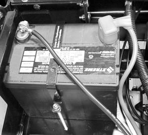 U Battery Installation (Figures 9 and 0). Remove factory battery. See Remove Factory-Installed Battery on page 7.