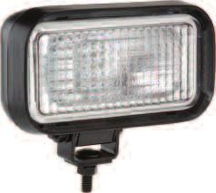 Narva rubber body work lamps are available in sealed beam or replaceable halogen globe