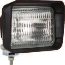RUBBER BODY WORK LAMPS 7245 Rubber Body Work Lamp 12 Volt 35W Sealed Tractor (Trapezoidal) Beam Features: heavy-duty rubber body that protects the par 36 sealed beam from shock and vibration.