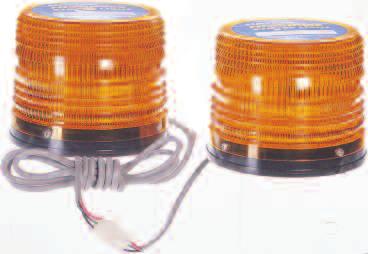 HI OPTICS STROBES 85458A Hi Optics Quad Flash Strobe Light and Buddy (Amber) Low Profile Flange Base 12 or 24 Dual Voltage One lamp contains circuitry to power and control itself and the buddy strobe.