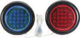 33a at 12V Flash rate: 7 8524R 8524B 193 65 Grommet Hole Size 84 23 8 32 radius WARNING LAMPS These uniquely designed warning lamps utilise 21 high output L.E.