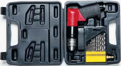 Accessories RediPower DRILLS KITS RP9790 IKIT - Imperial - Included: - RP9790 Drill (Qty 1) - Air nipple (1) - Chuck key (1) - Drill Bits (13) - 1/16, 5/64, 3/32, 7/64, 1/8, 9/64, 5/32, 11/64, 3/16,