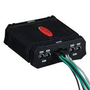AXALOC700 $19.99 AXCAM6V $38.00 Compatible with OEM radios that have short circuit protection. 2 channel input. 80-watt maximum input. Separate level adjustment for each channel.