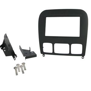 includes:double din fascia/trim, Mounting cage, Brackets and screws to mount, Removal keys to remove OEM stereo This Connects2 CT23MB19 dash kit replaces