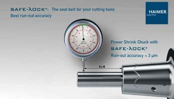 1) Increased metal removal rates Highest balance and highly accurate clamping due to shrink fit technology, runout