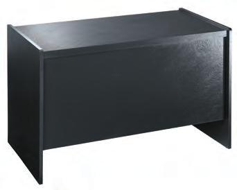N74065 Oak N74075 luna table 36"W 72"L 29"H Black Top with Black
