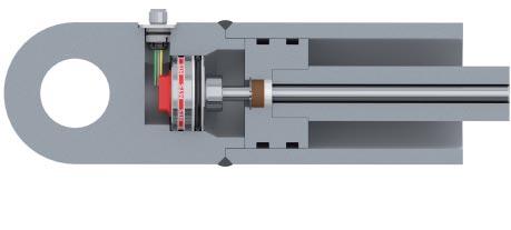 Mechanical Installation The robust Temposonics model MH sensor s new stainless-steel housing is designed for direct stroke measurement in hydraulic cylinders.