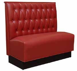 Upholstered Booths Biltmore - Button Tufted AS42-TB AD42-TB Model # 36 High GR 4/COM GR 5 GR6 Lb. AS-36TB Single 12.50 1277.50 1342.50 88 AD-36TB Double 2157.50 2265.00 2377.