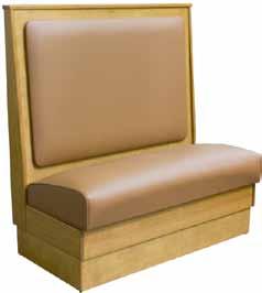 Wood Booths Plain Back-Standard Seat AS42-W-SS AD42-W-SS Model # 36 High GR 4/COM GR 5 GR6 Lb. AS36-W-SS Single 1320.00 1367.50 1412.50 123 AD36-W-SS Double 2245.00 2322.50 2402.