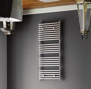 Iridio Towel Rail A simple but elegant tube on tube design with a beautiful chrome finish. Adds a touch of luxury to any bathroom. Iridio Towel Rail Chrome 120962 500 400 368 132 450 124.