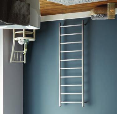 Diva Polished or brushed Stainless Steel straight fronted ladder rail that will enhance the overall appearance of any room.