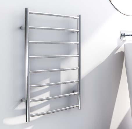 03. Streamline Mirror finish, a gently curving rail to save space in ensuite