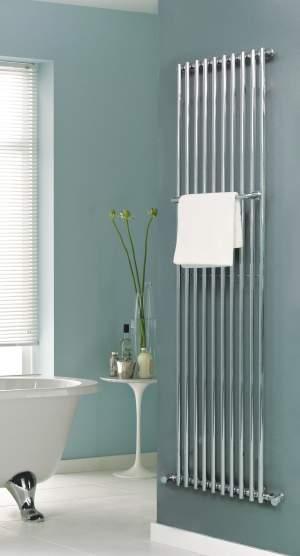 ORDINATE Wall Mounted MD005 102 A bold and clean lined tubular radiator. The Ordinate will integrate well into any room of the house.