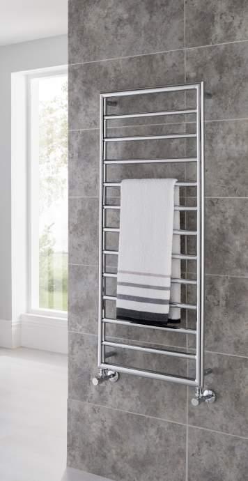 SMOOTH Wall Mounted CN035 Smooth combines excellent towel hanging space with high heat output and eye catching design. Manufactured from high quality mild steel.