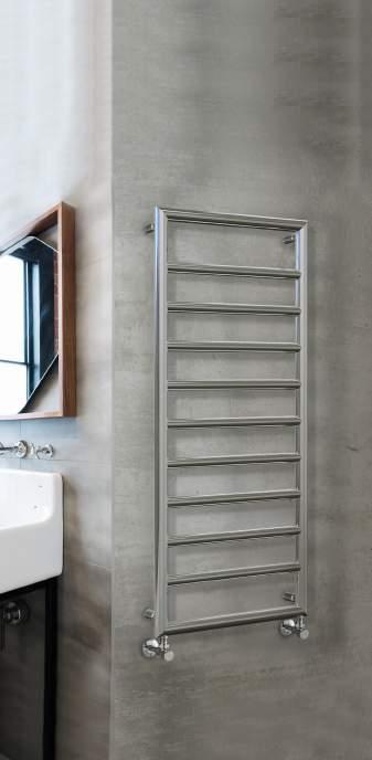 SMOOTH II Wall Mounted CN036 16 Smooth II is modern and stylish, featuring 38mm vertical tubes. Manufactured from high quality mild steel with mitred corners.