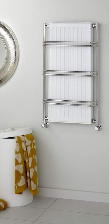 NEXUS III Wall Mounted TM001 High heat output from a radiator combined with a stylish brass frame makes the perfect combination of heat, good looks and versatility to enhance any bathroom or utility